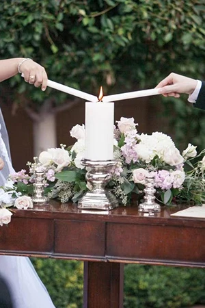 unity candle stands for weddings