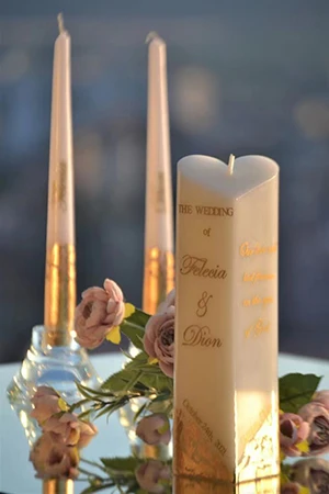 unity candle holder set