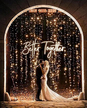 wedding light up sign