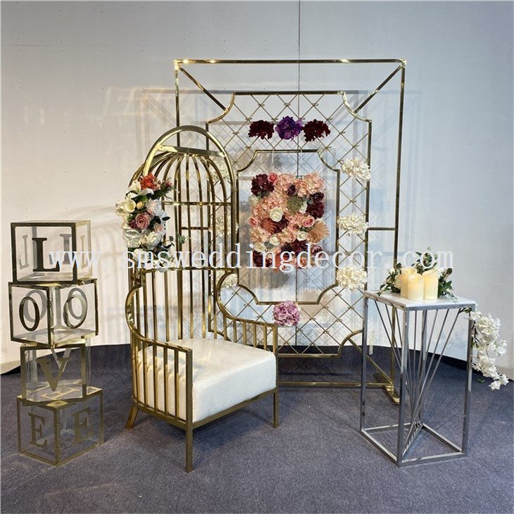 candle wedding backdrop