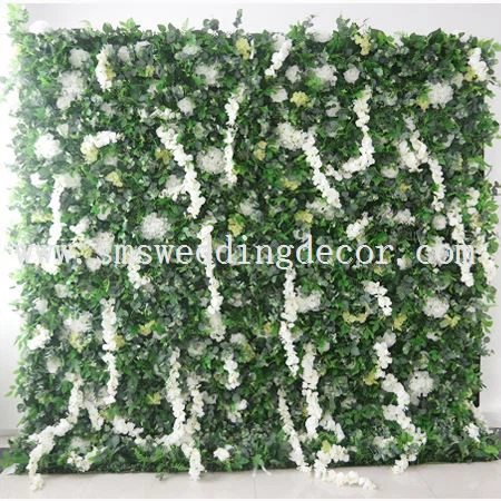 greenery flower wall
