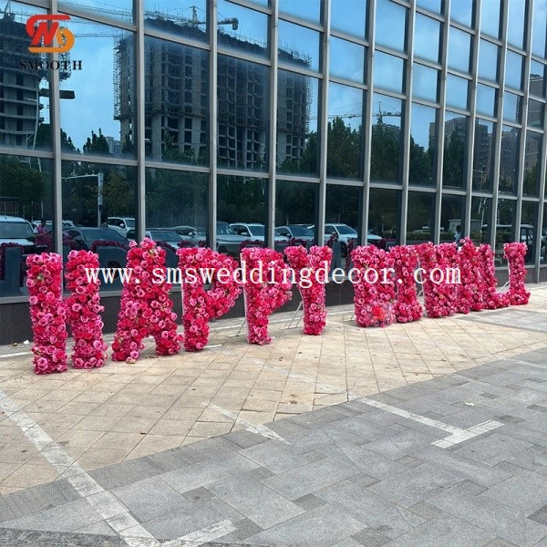 roses shaped in a letter roses shaped in a letter